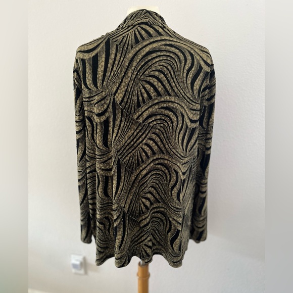 JM Collection Shell/Cardigan One-Piece - Picture 5 of 7